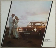 SUNBEAM SUPER & DELUXE LF Car Sales Brochure c1970 GERMAN TEXT