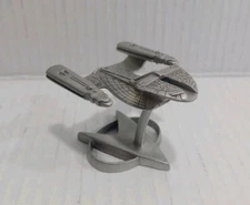 1994 Star Trek Rawcliffe Pewter USS Enterprise NCC-1701-D RF1790 MISSING SAUCER 
