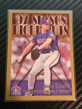 1998 Topps - Season Highlights Roger Clemens #475 Toronto Blue Jays 