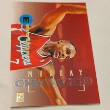 SkyBox 1995 Emotion #42 Lamond Murray Los Angeles Clippers Rookie Charged Card. rookie card picture
