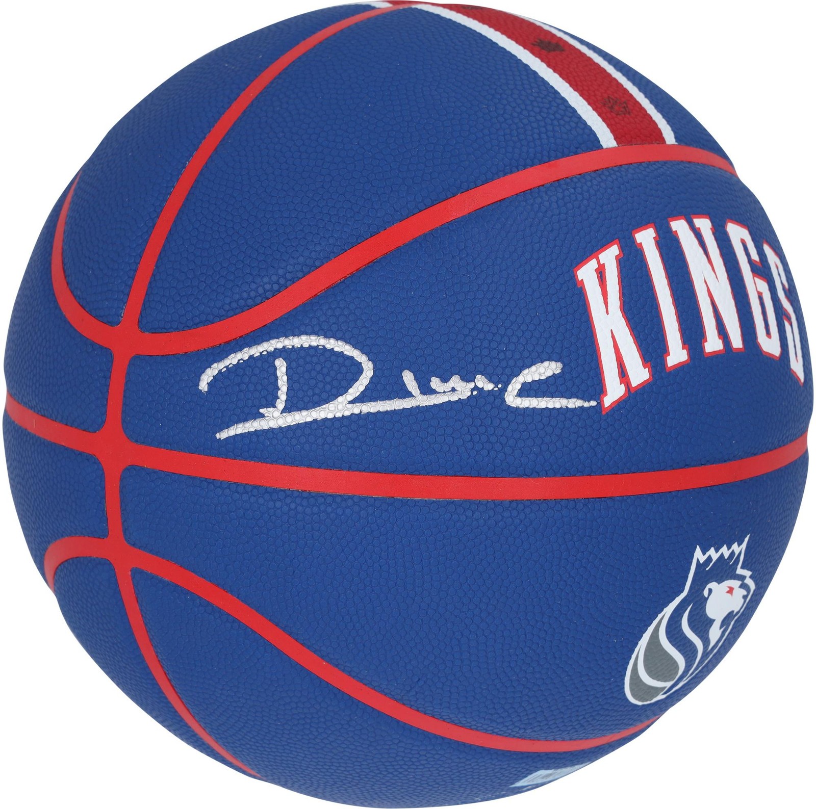 Vlade Divac Autographed Signed Sacramento Kings Wilson 2024-25 City Collector Basketball 