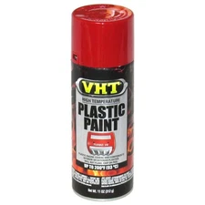 VHT Paint SP821; High Temp Plastic Paint 11oz Aerosol Gloss Red 200deg