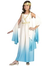 Fun World Greek Goddess Costume Medium 8-10 Beige 110472M