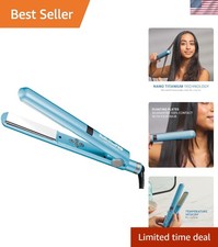 Nano Titanium Flat Iron  Styler for Silky Hair - Instant Heat, All Hair Types