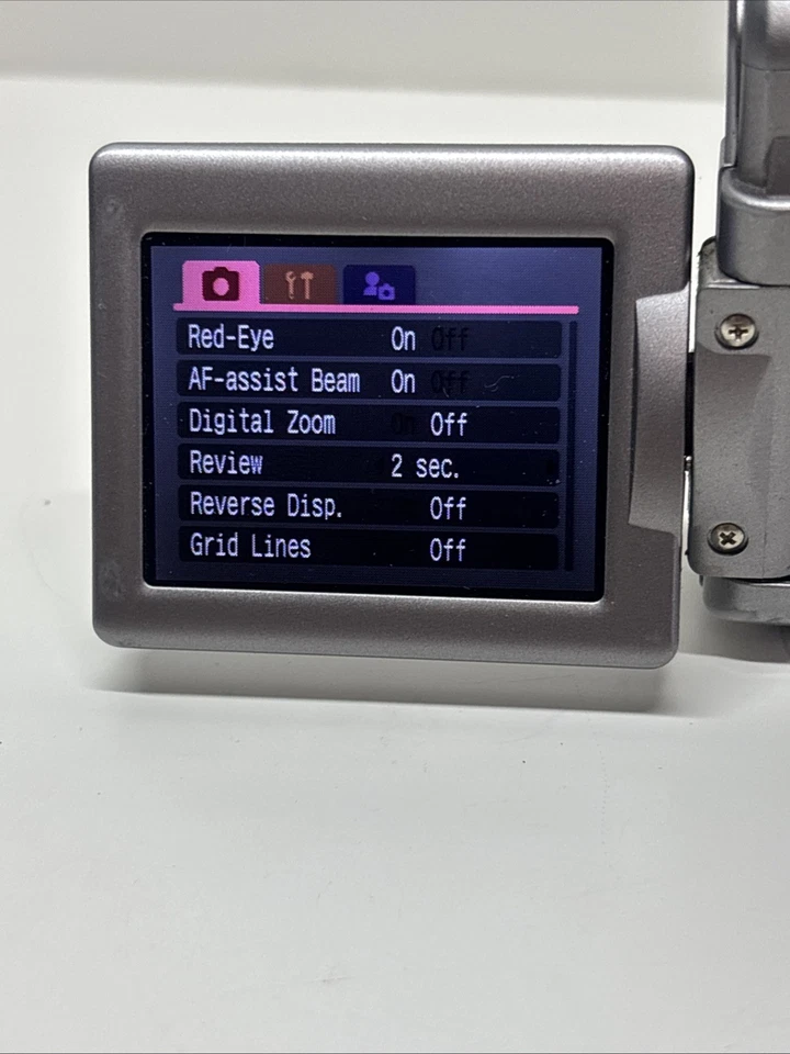 Silver CANON PowerShot A620 Digital Camera 7.1 MP 4x Zoom Tested - Image 4 of 4