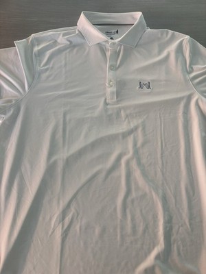 Brand New  XL Johnnie-O White golf Shirt National golf links Of America NGLA