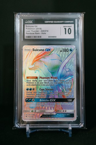 Suicune-GX graded CGC 10 for sale on eBay
