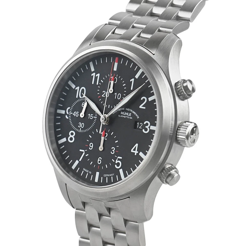 Reloj Hombre MUHLE GLASHUTTE Terrasport I Cronógrafo M1-37-74-MB "NUEVO" Foto 2 de 4