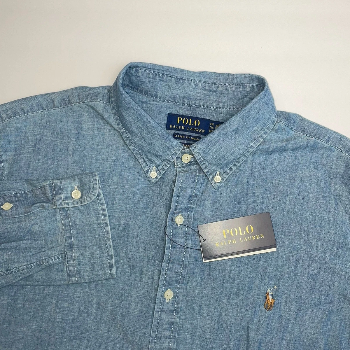 Polo Ralph Lauren Chambray Casual Button-Down Shirts for Men for