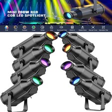 10x 200W COB LED Spotlight Stage Light Spot DMX Party Disco DJ Lighting Pinspot