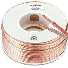 Cable 100Ft 16-Gauge Audio Stereo Speaker Wire Cable 100 Feet 30.48 Meters