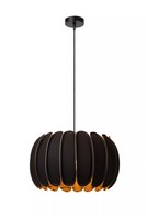 HäNgelampe Filz Esstisch Schwarz Esszimmer Ø40 Cm E27 Pendelleuchte Blendarm