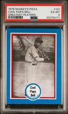1976 SHAKEY'S PIZZA HOF #141 COOL PAPA BELL PSA 6