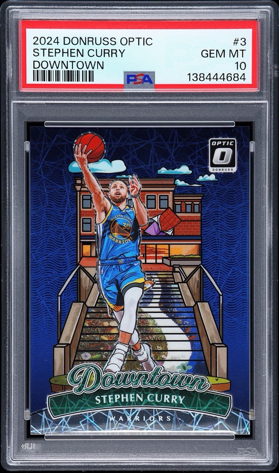 2024 Donruss Optic - Downtown Stephen Curry PSA 10 (SSP) #3 #Warriors