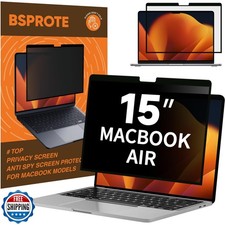 Removable Privacy Screen for MacBook Air 15 Inch 2023-2025, M2,