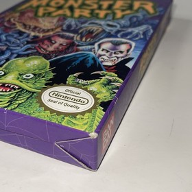 Nintendo NES Bandai MONSTER PARTY 1989 CIB tested Works