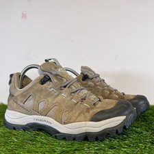 Salomon Hiking Shoes Size 6 Women's Brown Leather Contagrip Comfort Lace Up