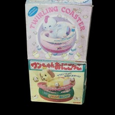 2 Vintage 90s Retro Toybox Tiwrling Coaster Toys Japanese Battery Operated Dog