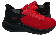 Skecher Bobs Men's Slip-Ins Squad Chaos Shoes Red/Black Size:8 122S