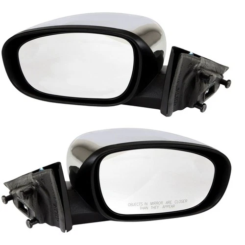 Mirror Power Set of 2 For 2005-2010 Chrysler 300 LH and RH Chrome Heated