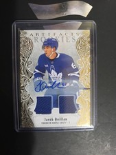 25-26 UD Artifacts Hockey Rookie Gold Materials Auto 181 Jacob Quillan /199
