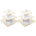 2 Pcs Torten Ständer Tortenhalter Dessert -Anzeigeständer Cupcake -Stand