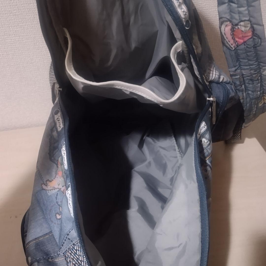 LeSportsac denim style patchwork pattern all over… - image 6