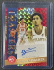 ZACCHARIE RISACHER 2025-26 TOPPS FINEST MASTERS AUTO RED GEOMETRIC REFRACTOR 3/5