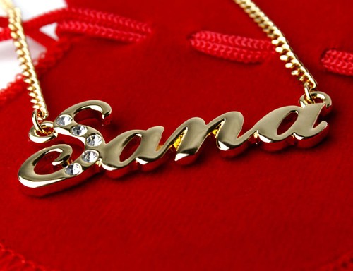 Necklace name sana 18k gold plated 