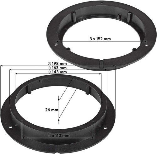 Kit 6 Casse Altoparlanti JBL Anteriori e Posteriori per Mercedes Classe B W245 - Foto 22 di 24