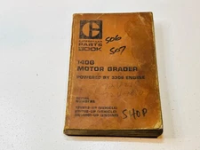 OEM Factory Caterpillar Cat Parts Book Manual Catalog Motor Grader 140G 72V 81V