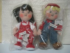 CAMPBELL SOUP KIDS century edition plush dolls 10inch new in sealed bags 2002