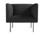 blu dot dandy lounge chair - libby charcoal