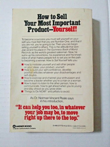 How to Sell Yourself by Joe Girard with Robert Casemore; paperback - Picture 4 of 8