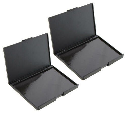 2x Eyeshadow Press Powder Empty Magnetic Palette Box Makeup Case Pans Holder - Picture 1 of 5