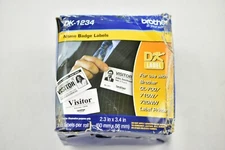 Brother Genuine DK-1234 Sticker Name Tags/Labels, White, 260/Roll Bulk Boxes