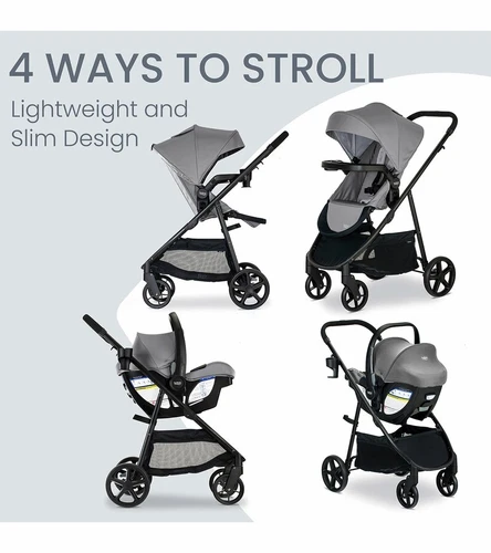 Britax Willow Brook Travel System - Graphite Glacier New!! - Picture 3 of 8