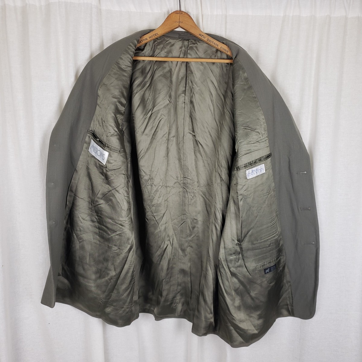 ジャケット・アウター [Rare] 90s GIVENCHY wool/cashmere jacket Vintage Givenchy Monsieur Mens Blazer 42 Reg 100% Wool Navy