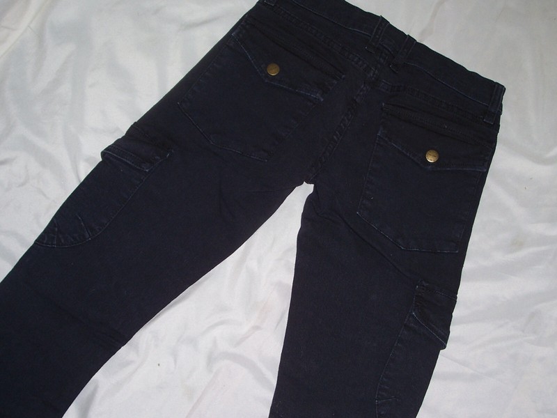 1Current Elliott Skinny Cargo Pocket Military Pants  23  Actual Waist  26 ~NEW
