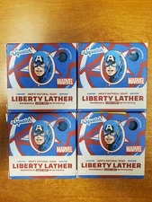 4 Pk: Dr. Squatch Captain America Marvel Bar Soap Limited Edition 5oz. 2744-D4