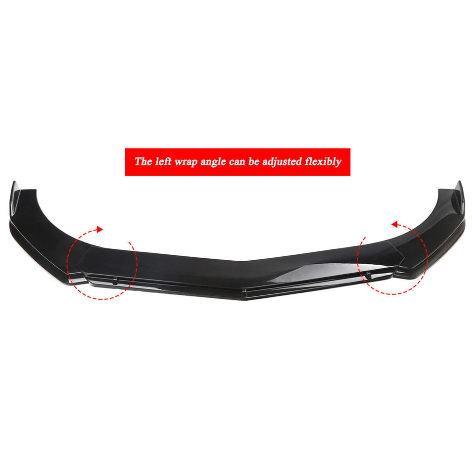 For Toyota 4Runner SUV Front Bumper Lip Splitter Chin Spoiler Body Kit Black Foto 3 de 4