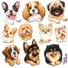 Violette Stickers Fuzzy Puppy Dogs Pals Craft Planner Supply Scrapbook