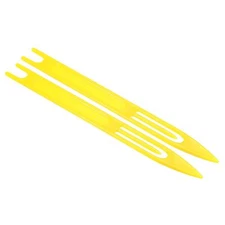 Netting Needle Shuttles 10#, 2 Pack Plastic Fishing Net Repair Tool, Yellow
