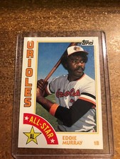 1984 Topps Baseball  # 397 Eddie Murray AL All Star 1st Base
