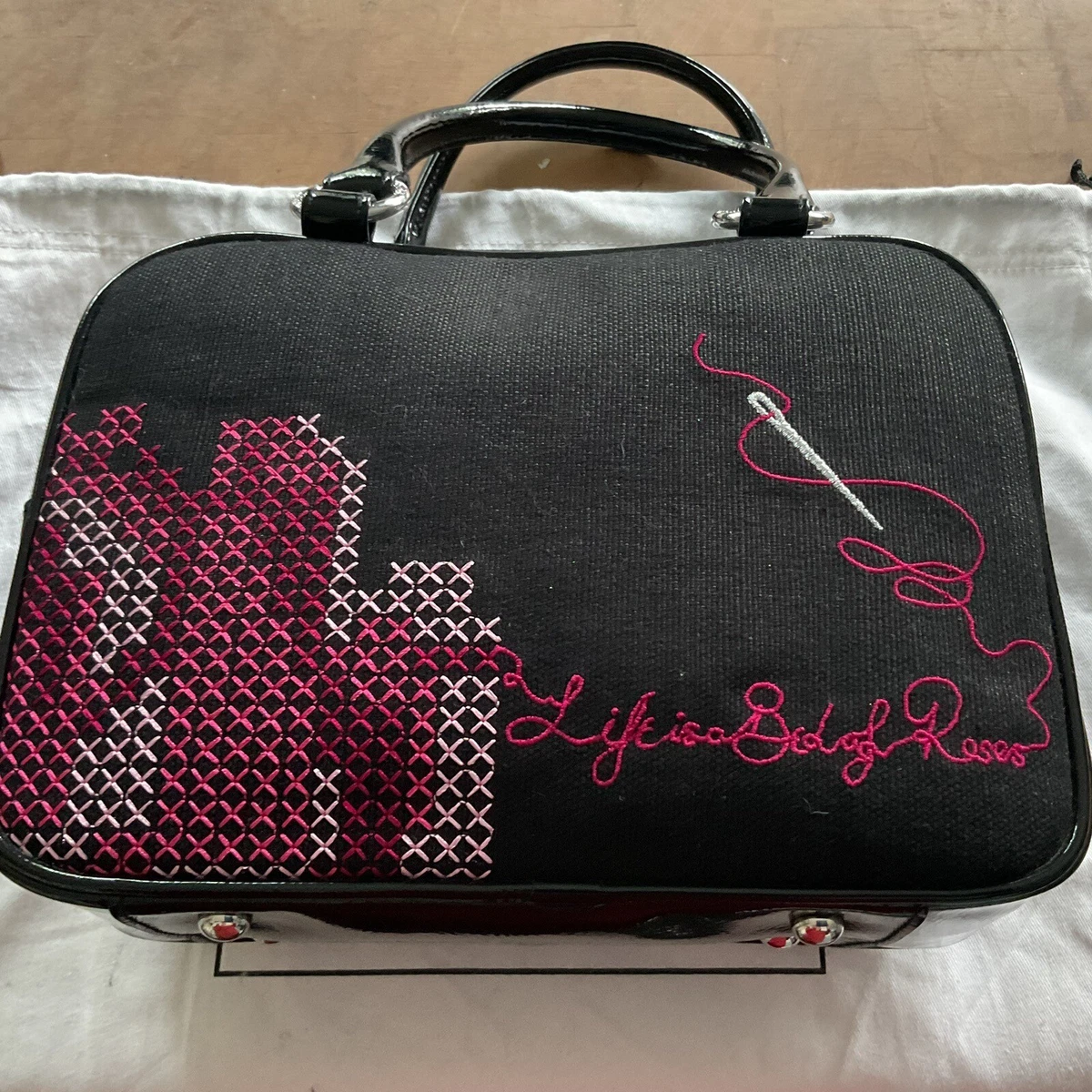 Lulu guinness outlet suitcase ebay