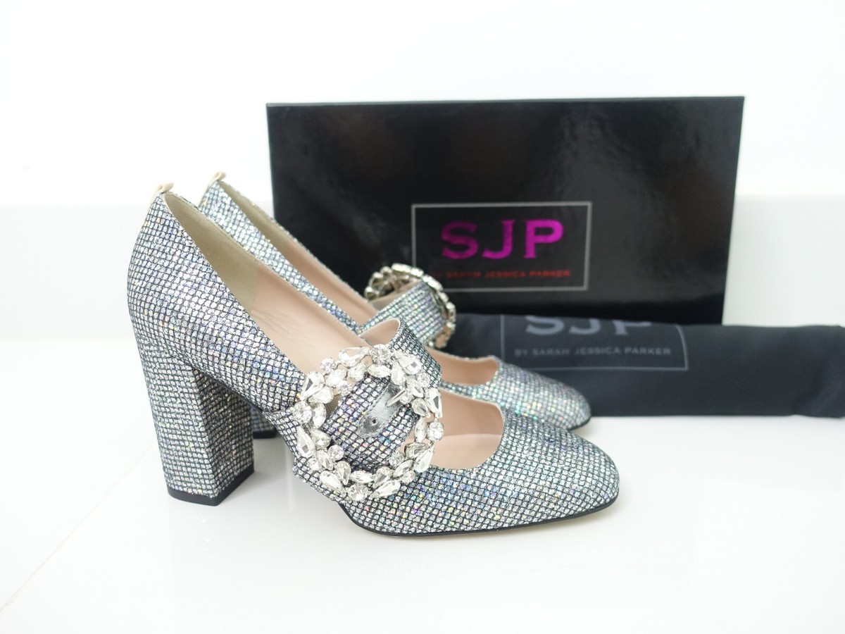 NIB $460 SJP Sarah Jessica Parker Celine Glitter Scintillate Mary