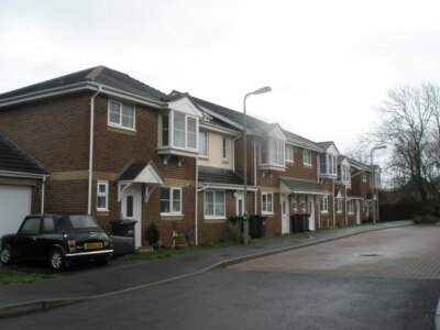 Photo 6x4 New flats in Georgia Close Havant Part of a purpose-built mixed c2007