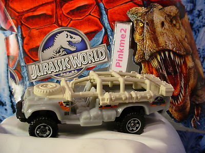 2015 JURASSIC WORLD Desert SAHARA SURVIVOR Gray/Beige Loose Matchbox Dinosaur