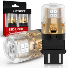 Lasfit Pure Red Led Stop Brake Tail Light Bulbs 3157 4157 Bright Free Return 2x