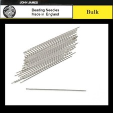 Bulk JOHN JAMES #12 SHORT SHARP Beading Needles